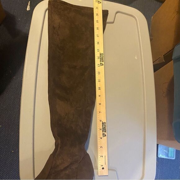 SHOEDAZZLE Ysabel Women’s Heeled Boot Coffee Brown Size 8 New With Box - Picture 10 of 10